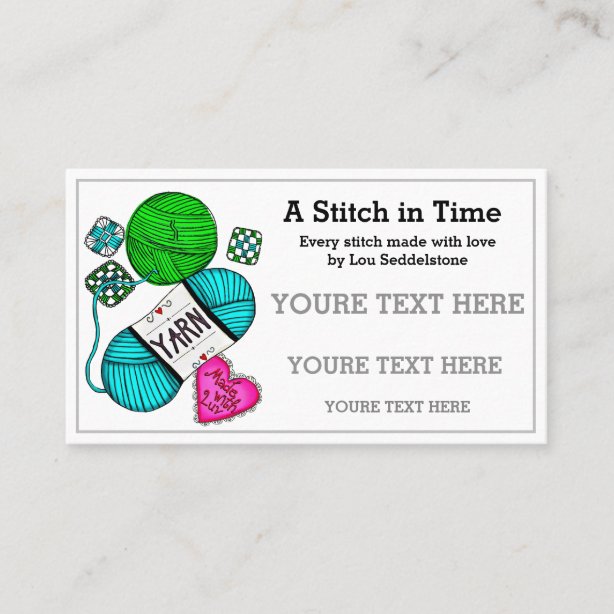 Crochet Business Cards Business Card Printing Zazzle