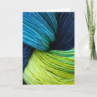 Yarn, Greeting card, Note card for knitters