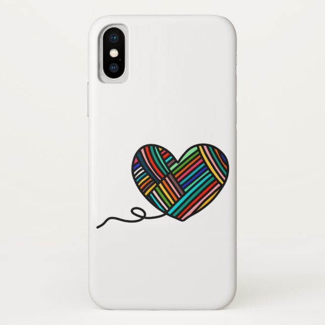 Yarn Heart iPhone Case (Back)