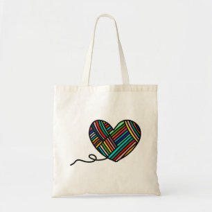 Yarn Heart Tote Bag
