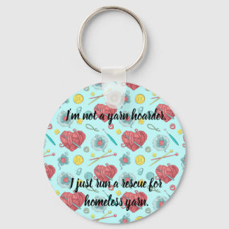 Yarn Hoarder Keychain