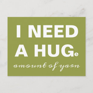 Yarn Joke Postcard
