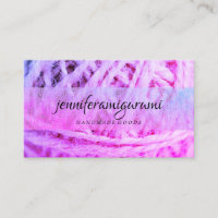 Yarn Knitting Crochet Business Card