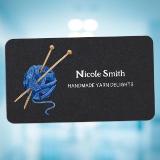 Yarn Knitting Premium Business Card