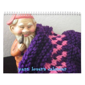 Yarn Lover's Calendar by busycrowstudio at Zazzle