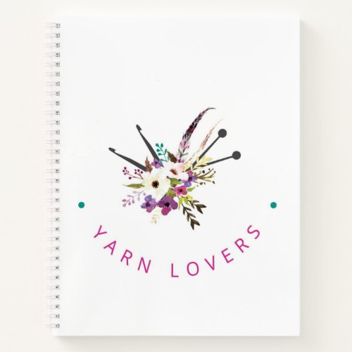 Yarn Lovers Large Spiral Note Book