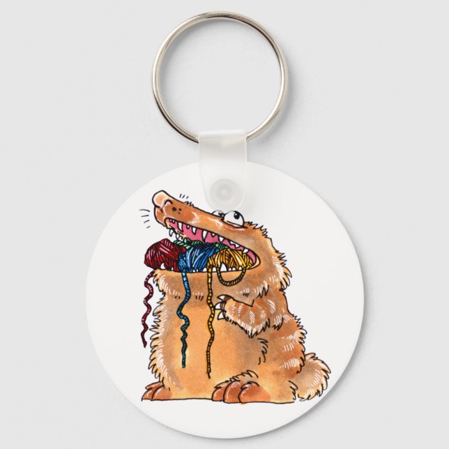 Yarn Monster Keychain (Front)