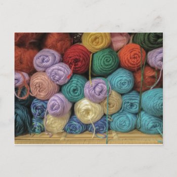 Yarn Nitting Postcard by The_Everything_Store at Zazzle