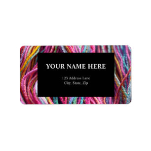 Yarn Pink Knitting Handspun  Label