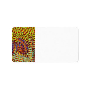 Yarn Scribbles earthy colors design graphic Label