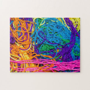 Yarn Tangles Photography Jigsaw Puzzle