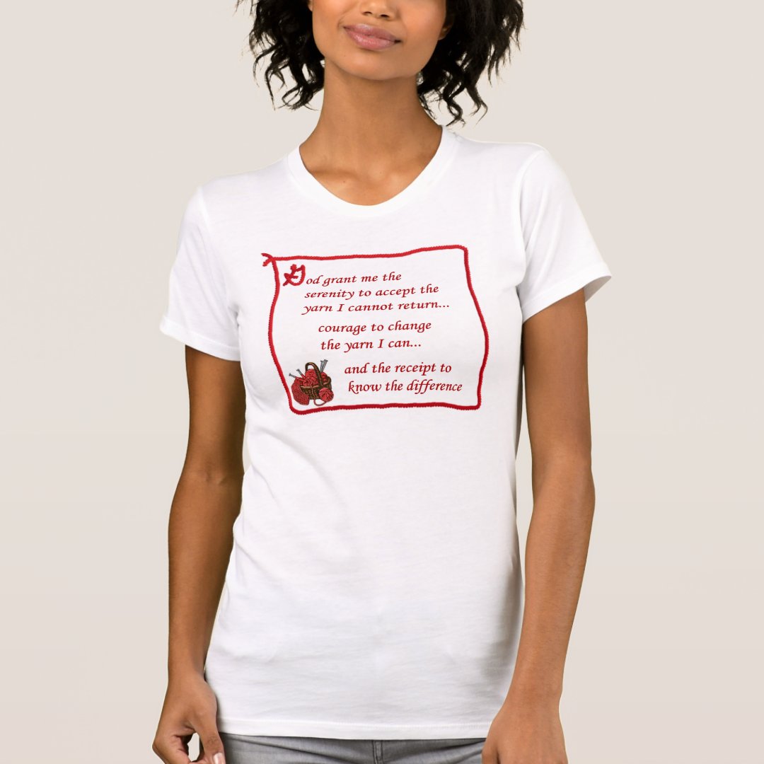 Yarnaholic T-shirt | Zazzle