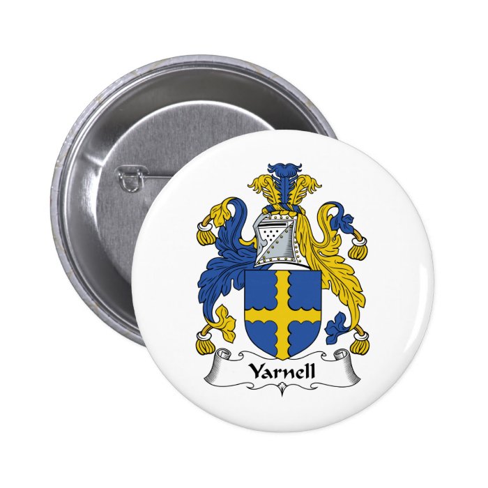 Yarnell Family Crest Pin