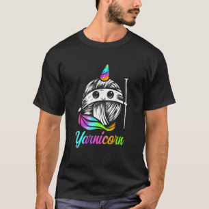 Yarnicorn Cute Knitting And Yarn Unicorn T-Shirt