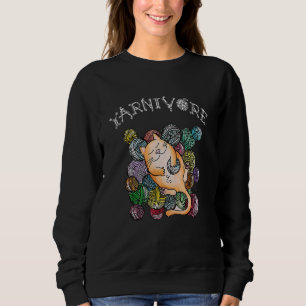 yarnivore cat sweatshirt