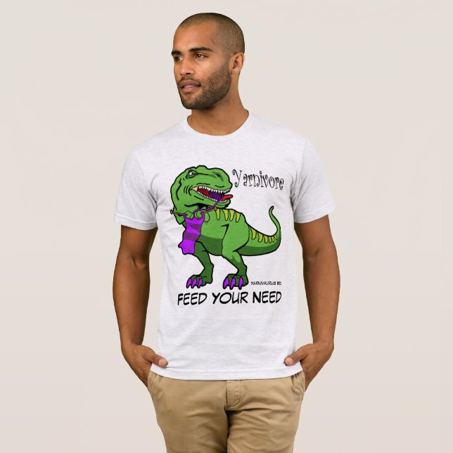 Yarnivore Yarnivaurus Rex T-Shirt (Front Full)