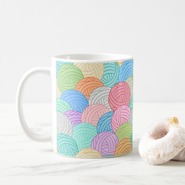 Yarns of Many Colors Classic Mug (With Donut)