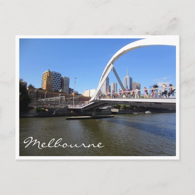 yarra footbridge postcard (Front)