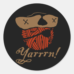 Yarrn Classic Round Sticker