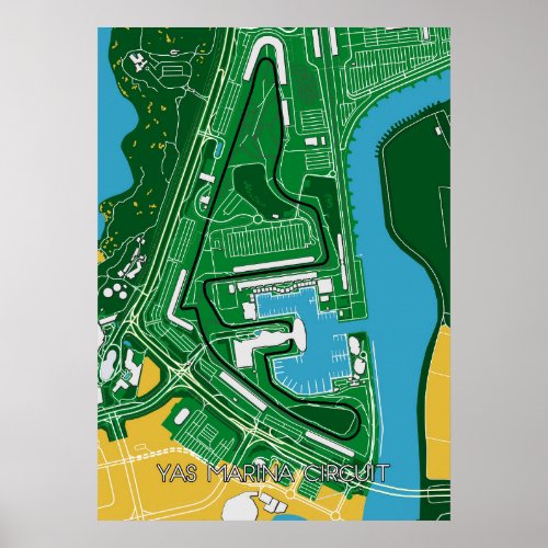 Yas Marina Circuit Poster