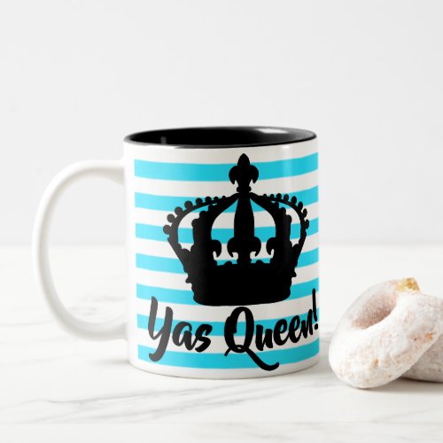 Yas Queen  Crown Striped Cup