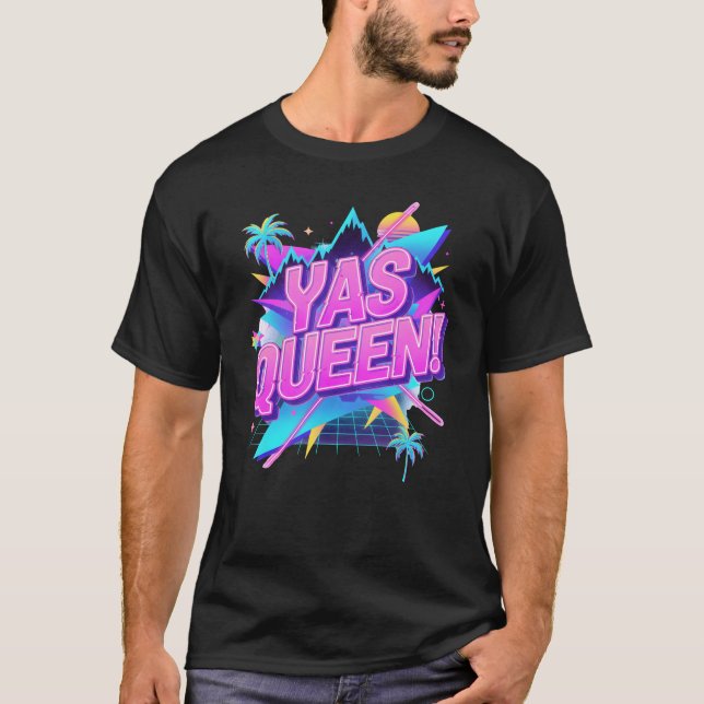 Yas Queen T-Shirt | Gay Pride Shirt for Men | LGBT (Front)