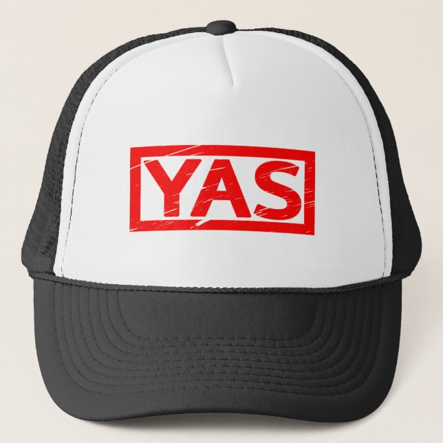 Yas Stamp Trucker Hat (Front)