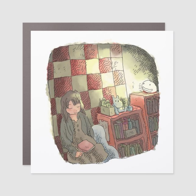 Yasashiniji Car Magnet (Front)