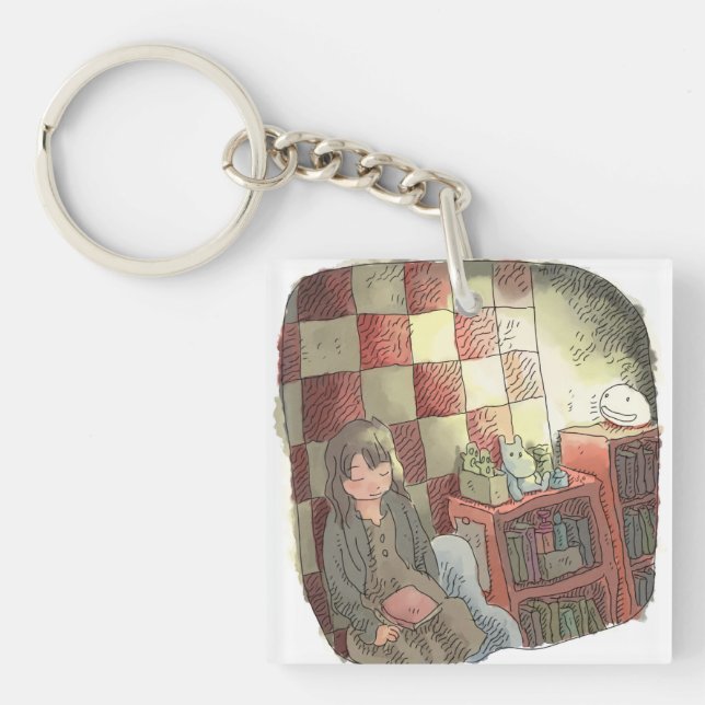Yasashiniji Keychain (Front)