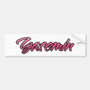 Yasemin faded pink Aufkleber Sticker
