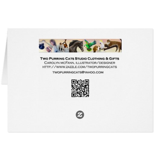 Yasha Hase Goby & Pistol Shrimp Card (Back Horizontal)