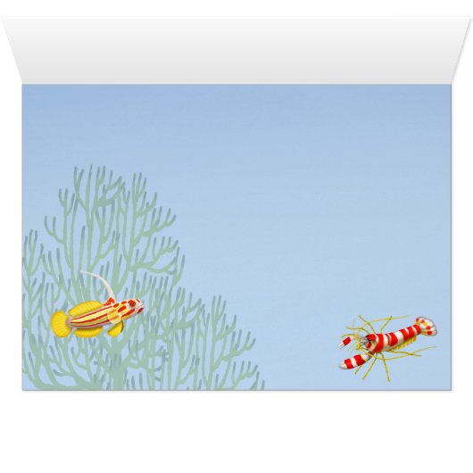 Yasha Hase Goby & Pistol Shrimp Card (Inside Horizontal (Bottom))