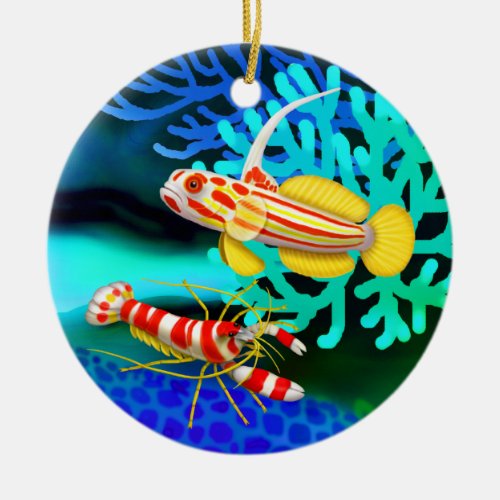 Yasha Hase Goby  Pistol Shrimp Ornament