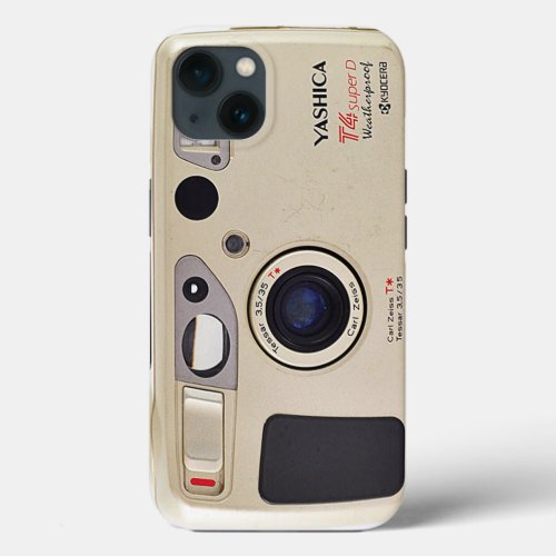 Yashica T4 Super D Vintage Camera iPhone 13 Case