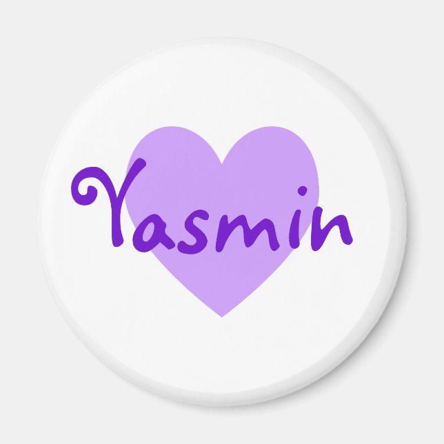 Yasmin in Purple Magnet (Front)