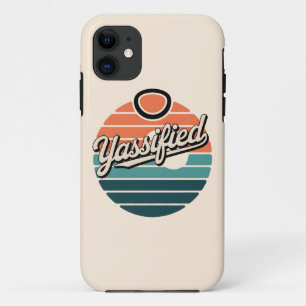 Yassified Retro Sunset iPhone 11 Case