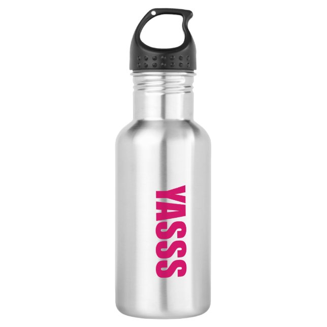 YASSS STAINLESS STEEL WATER BOTTLE (Front)
