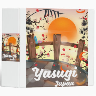 Yasugi Japan Blossom garden 3 Ring Binder