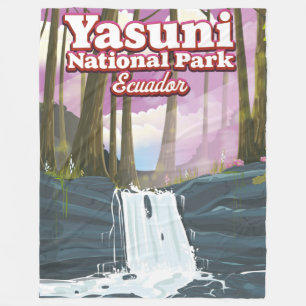 Yasuni National Park Ecuador Fleece Blanket