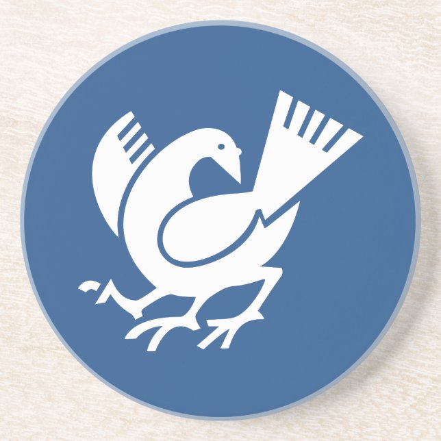 Yata crow drink coaster (Front)