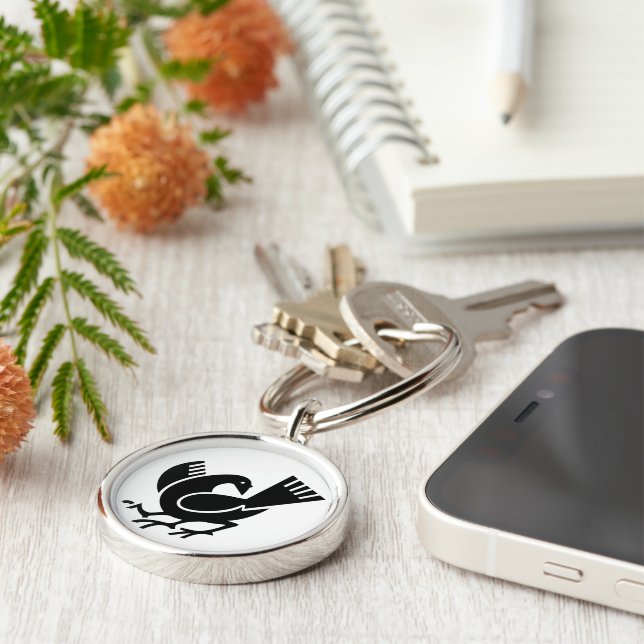 Yata crow keychain (Side)