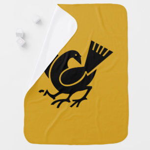 Yata crow swaddle blanket