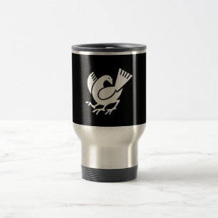 Yata crow travel mug