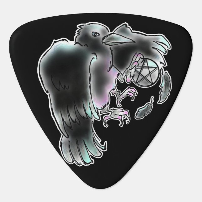 Yatagura and Gobosei Guitar Pick (Front)