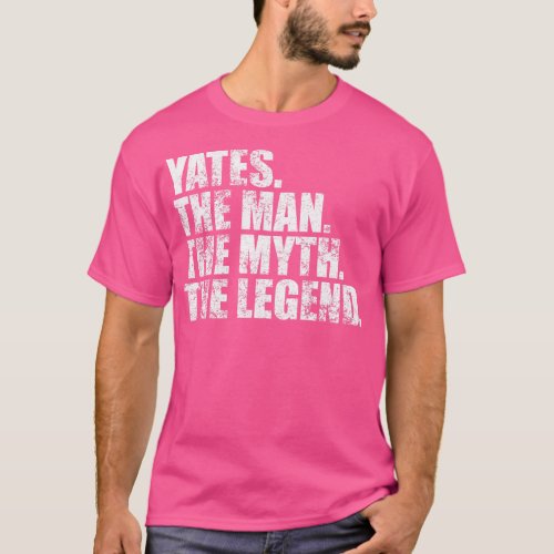 YatesYates Family name Yates last Name Yates Surna T_Shirt