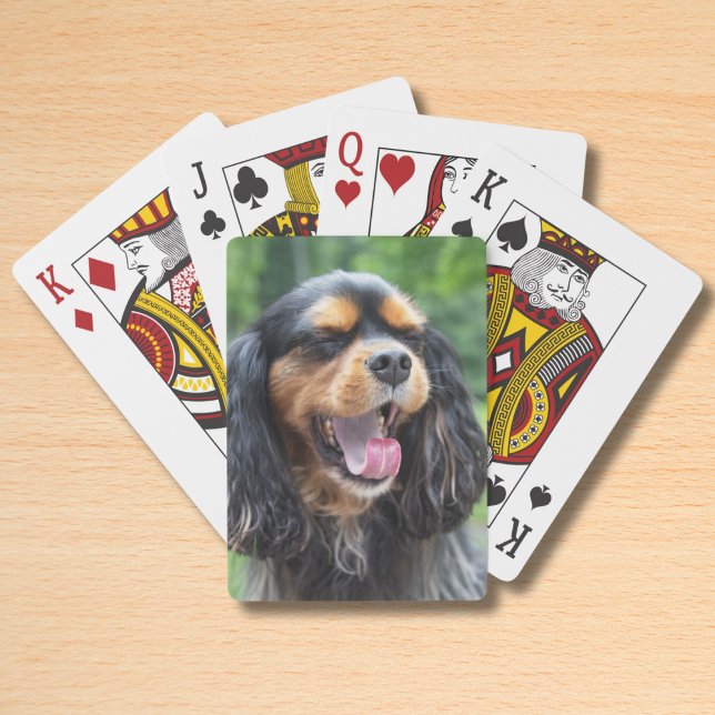 Yawning Cavalier King Charles Spaniel Poker Cards (Creator Uploaded)