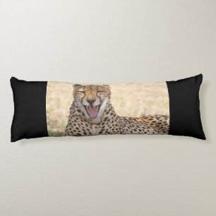 Yawning Cheetah Body Pillow