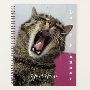 Yawning Kitty - Daily Planner- HAMbWG Planner