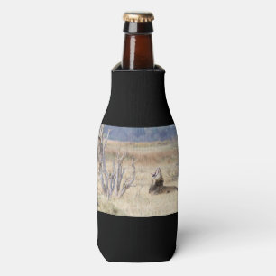 Yawning lion bottle cooler
