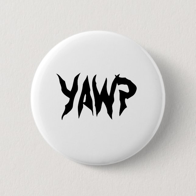 YAWP PINBACK BUTTON (Front)